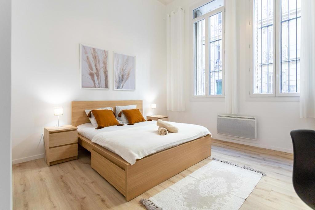 Grand T4 Avec 3Sdb - Quartier Joliette - Ideal Familles Et Groupes Marseille Kültér fotó